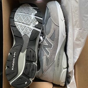 Men's New Balance 990 Running Shoes - Grey